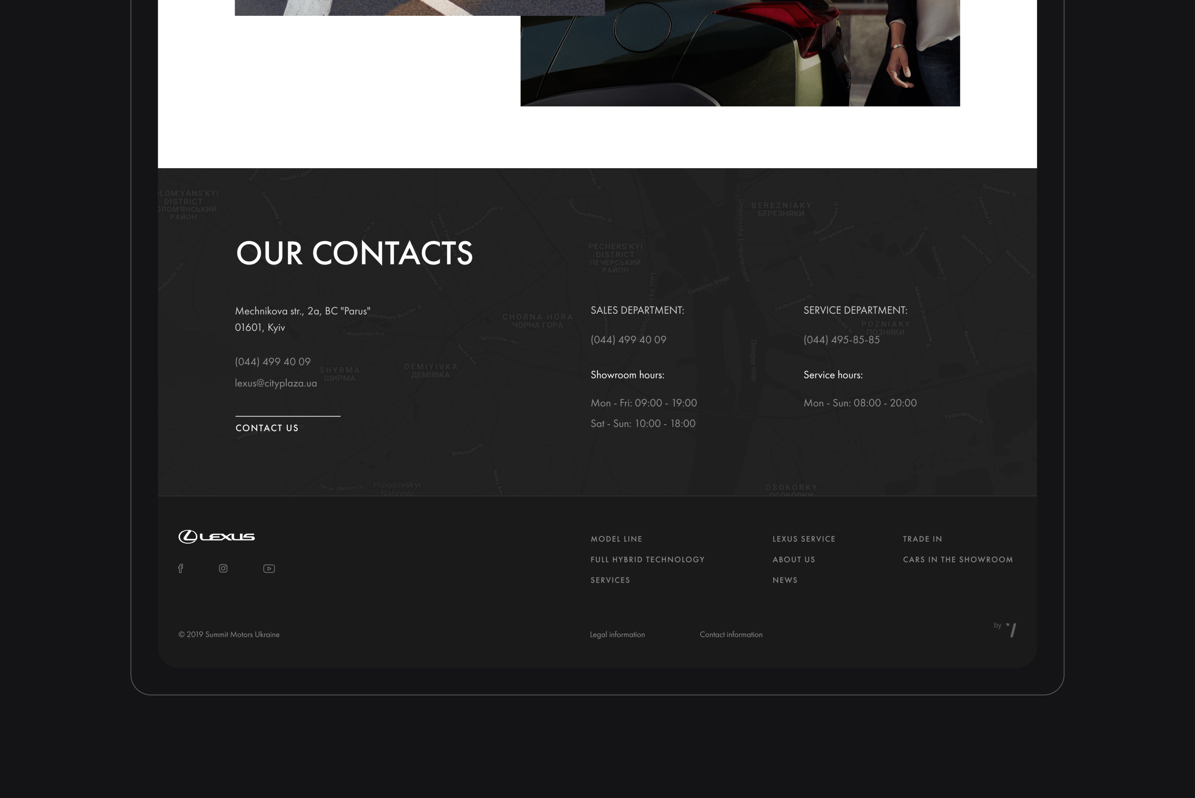 home page