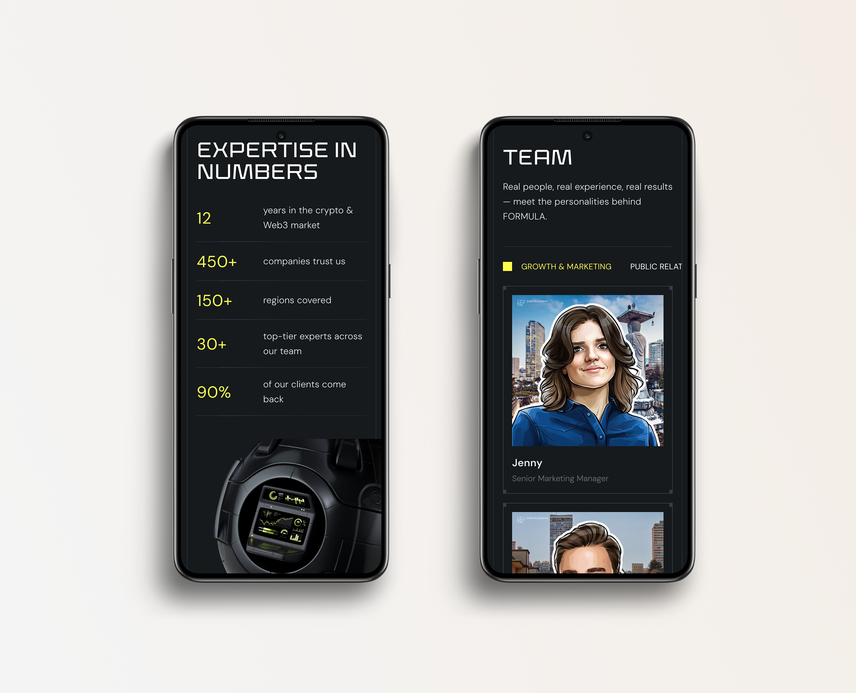 mobile screens
