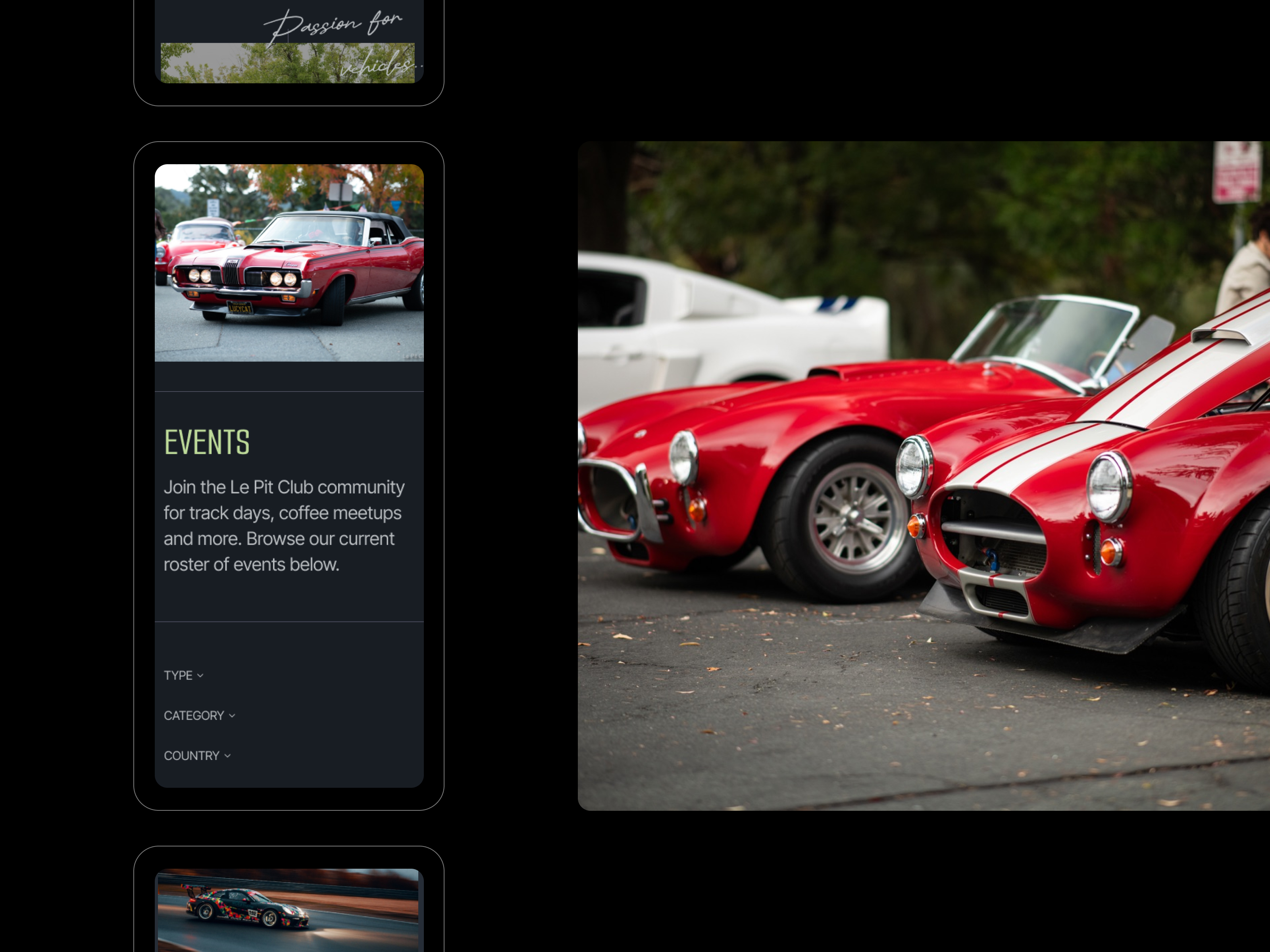 events mobile