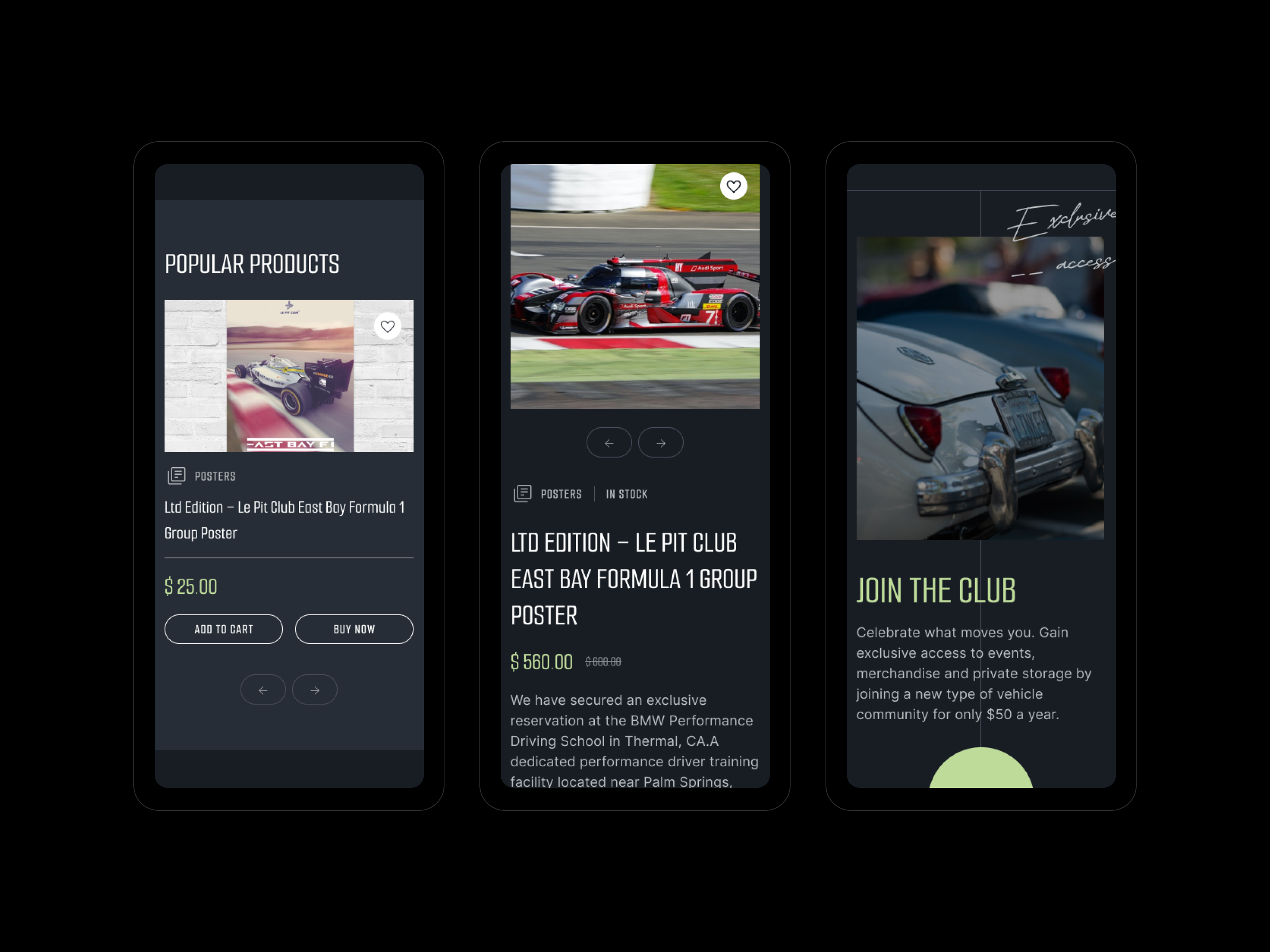 one event page
