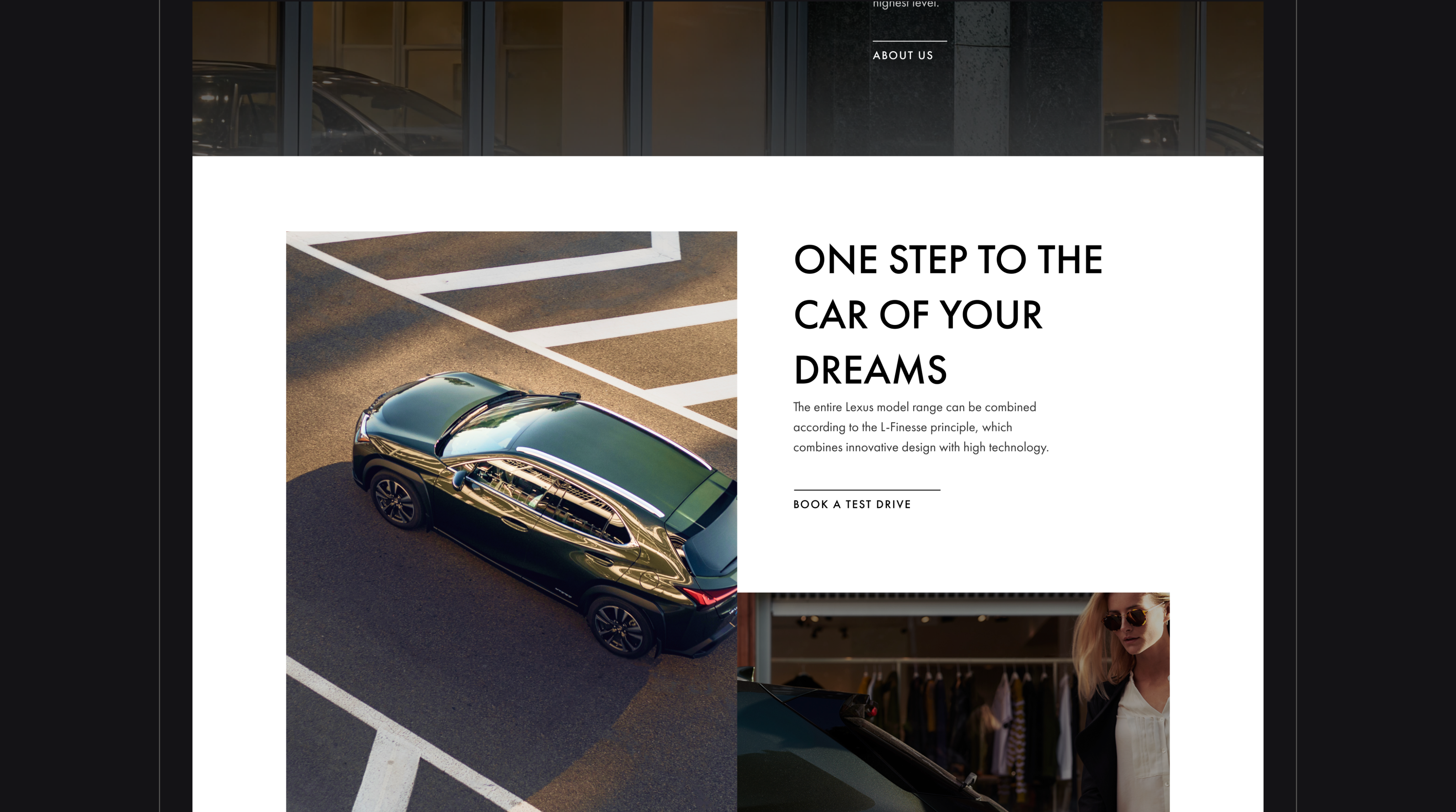 home page