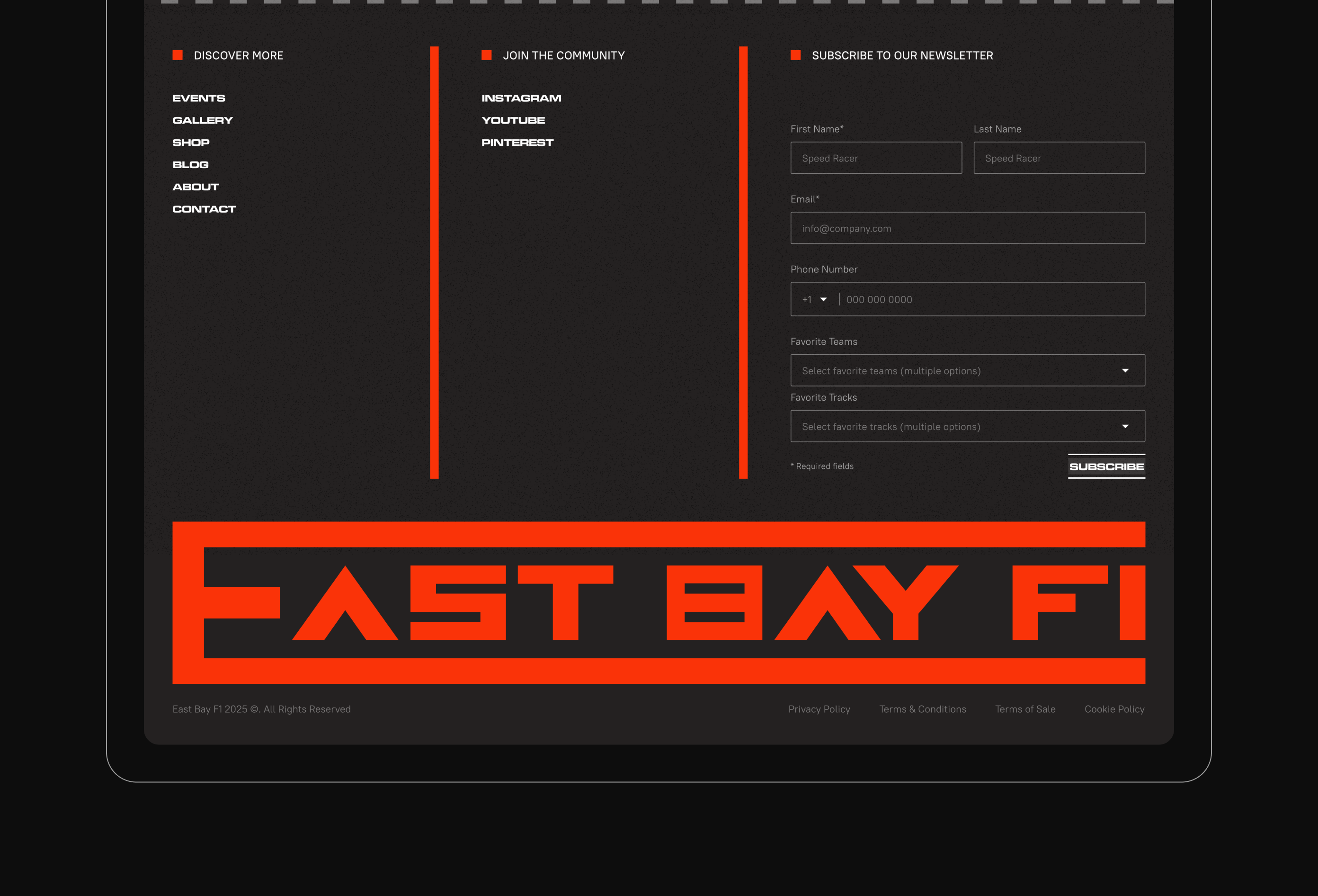 home page