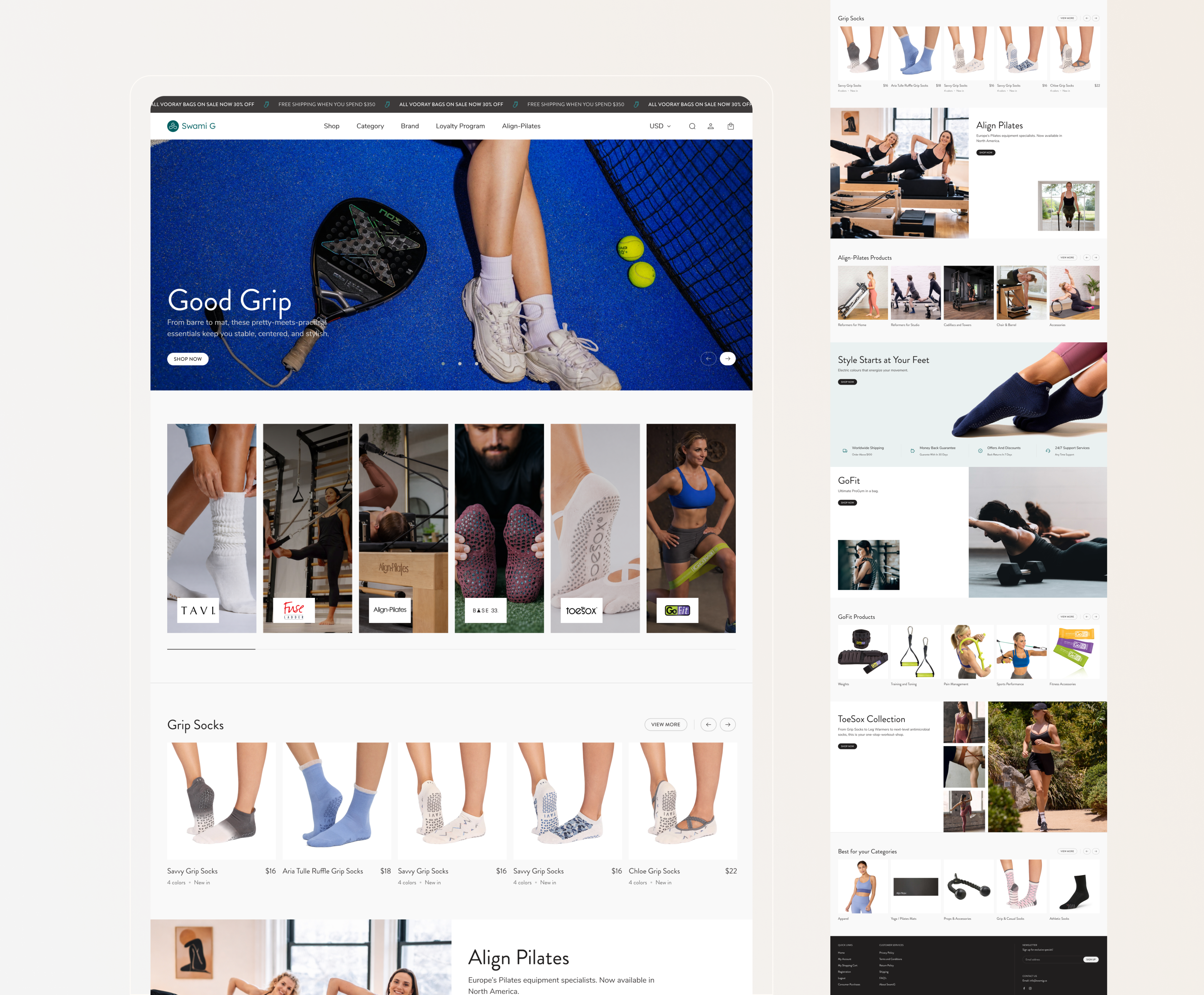 home page