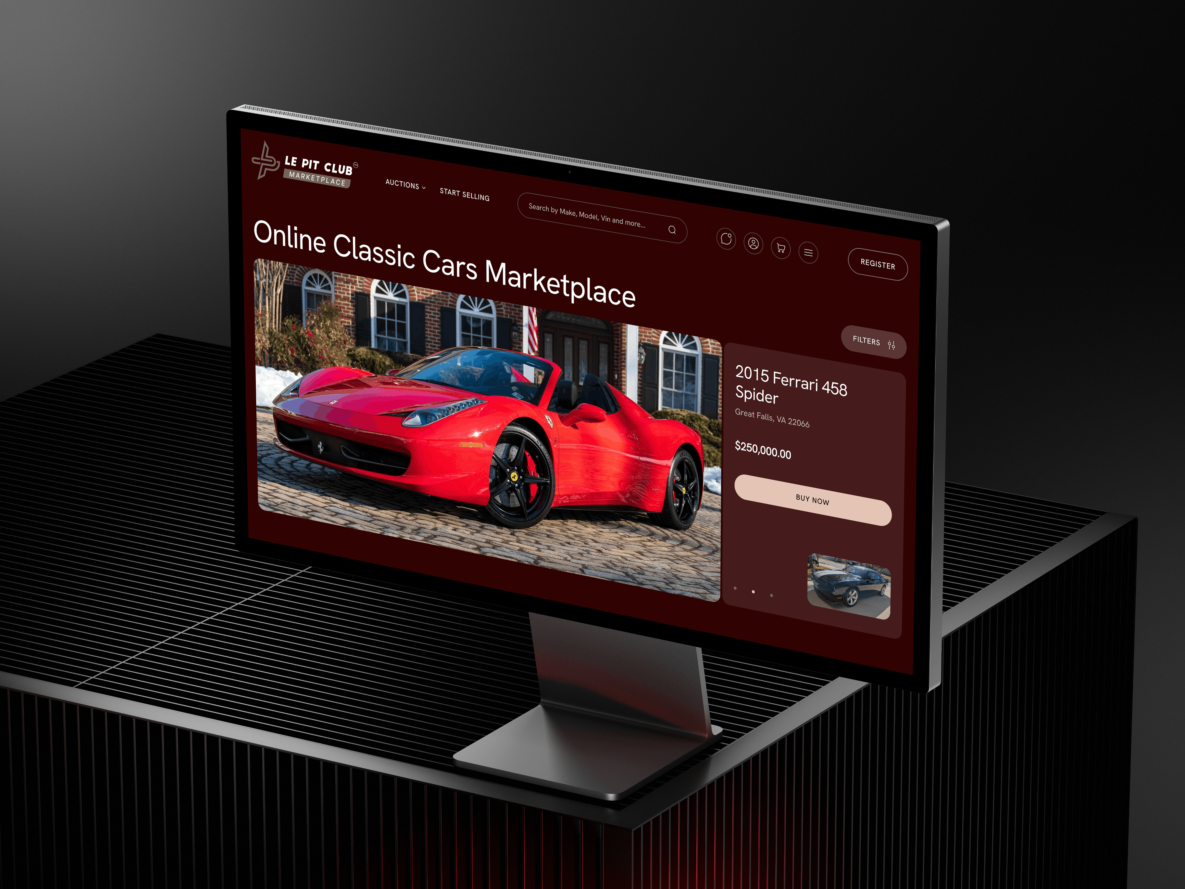 Marketpace home page
