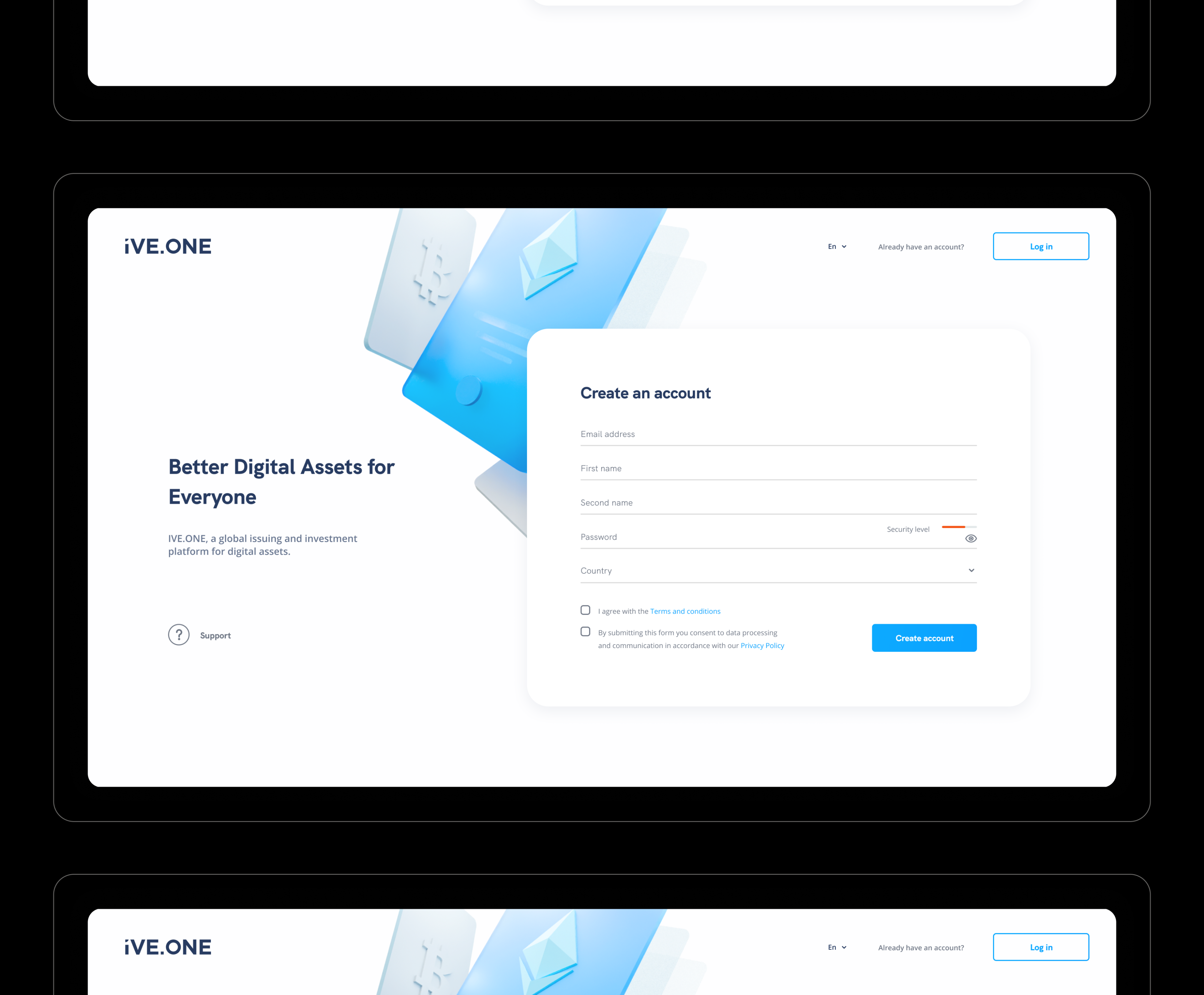 Create account
