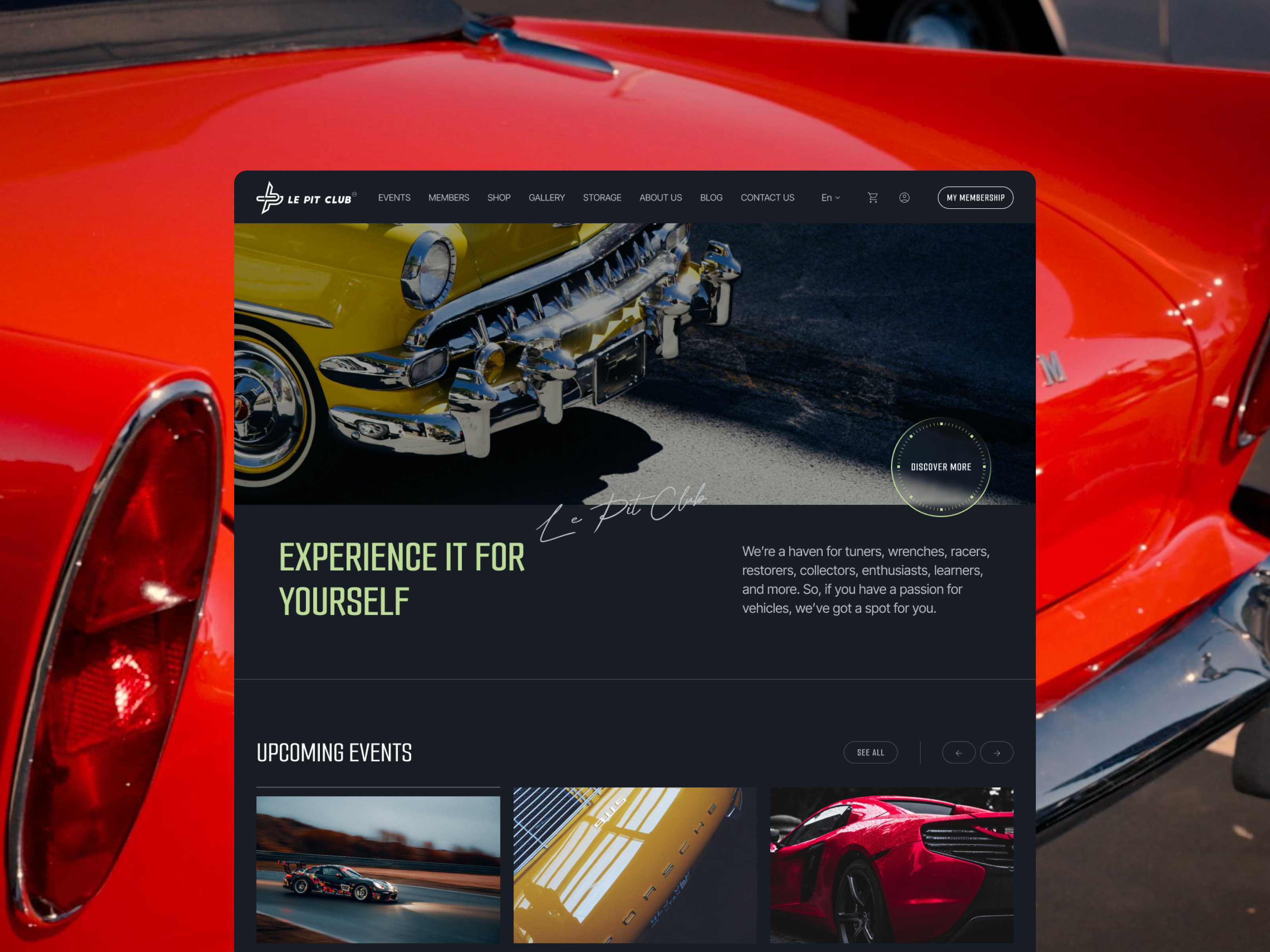 home page
